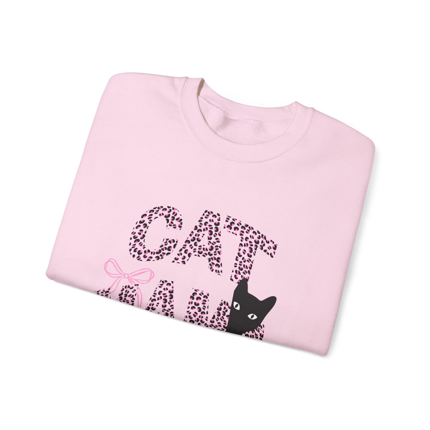 Cheetah Cat Mama Crewneck