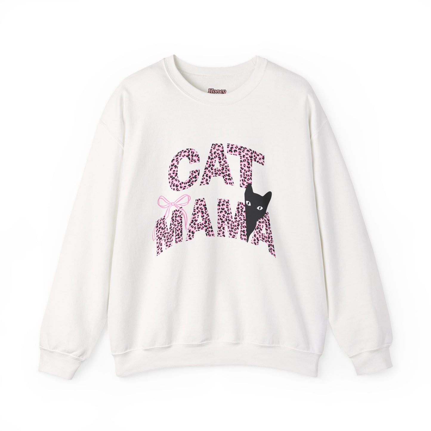 Cheetah Cat Mama Crewneck