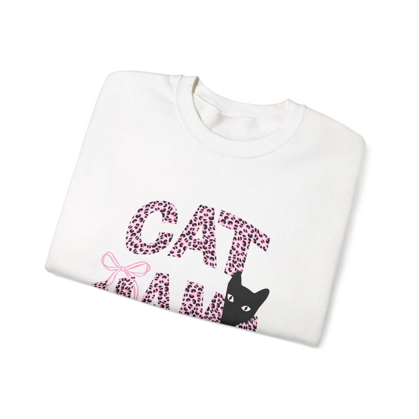 Cheetah Cat Mama Crewneck