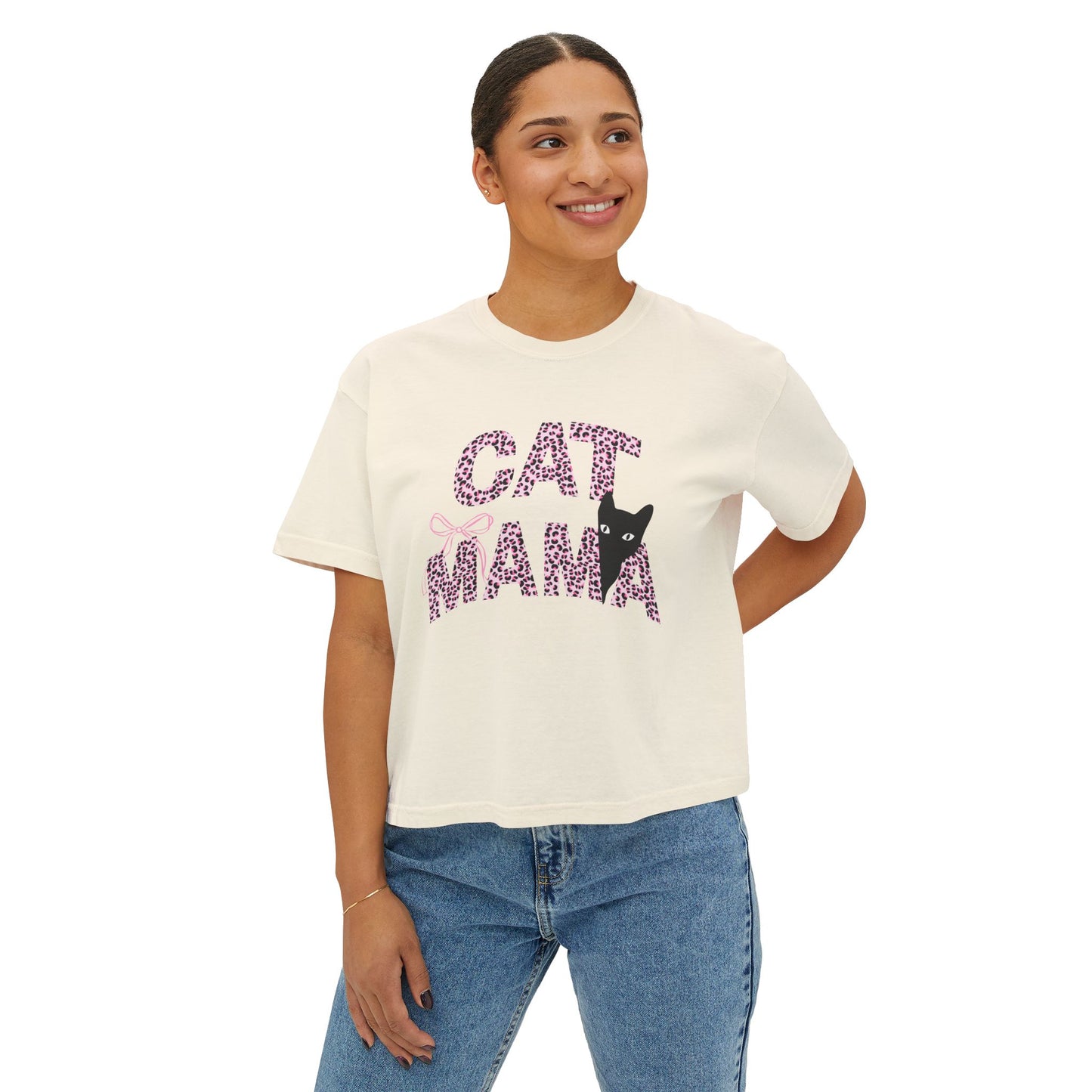 Cat Mama Boxy Tee