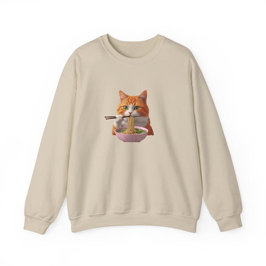 Cat Eats Pho Crewneck