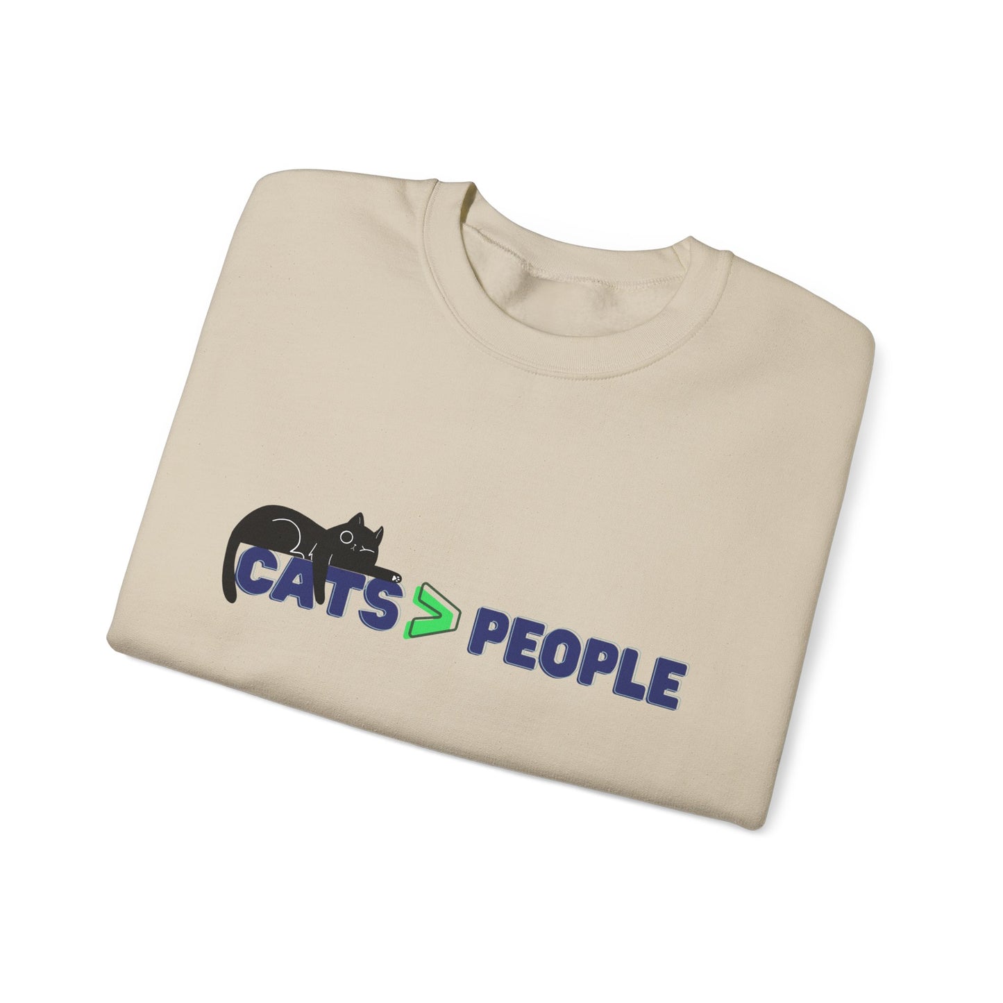 Cats > People Crewneck