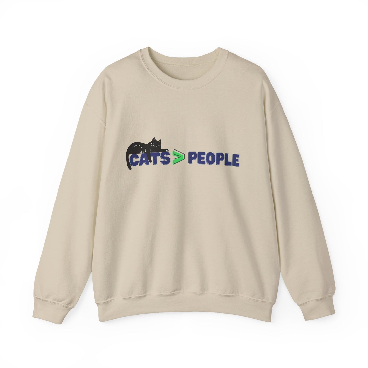 Cats > People Crewneck