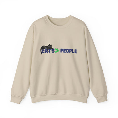 Cats > People Crewneck