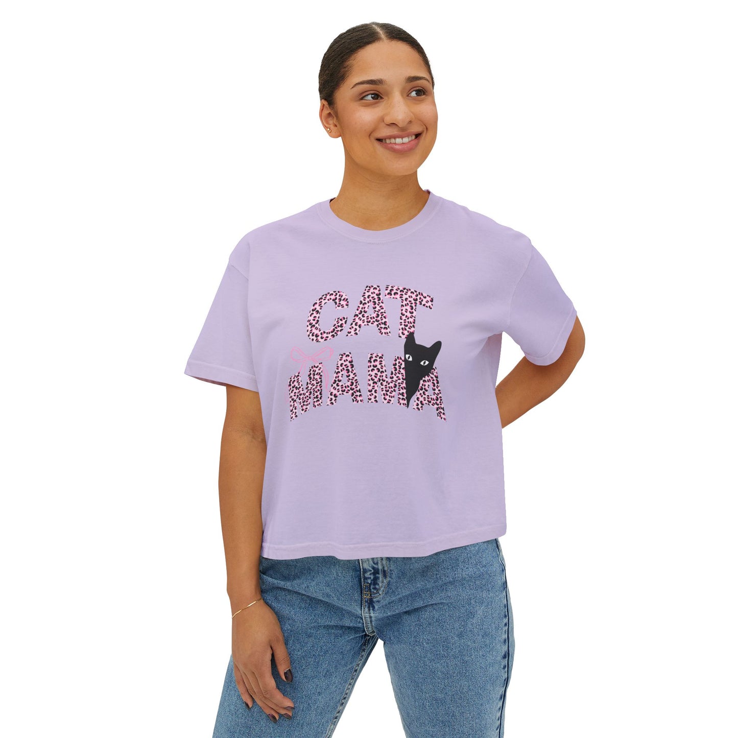 Cat Mama Boxy Tee