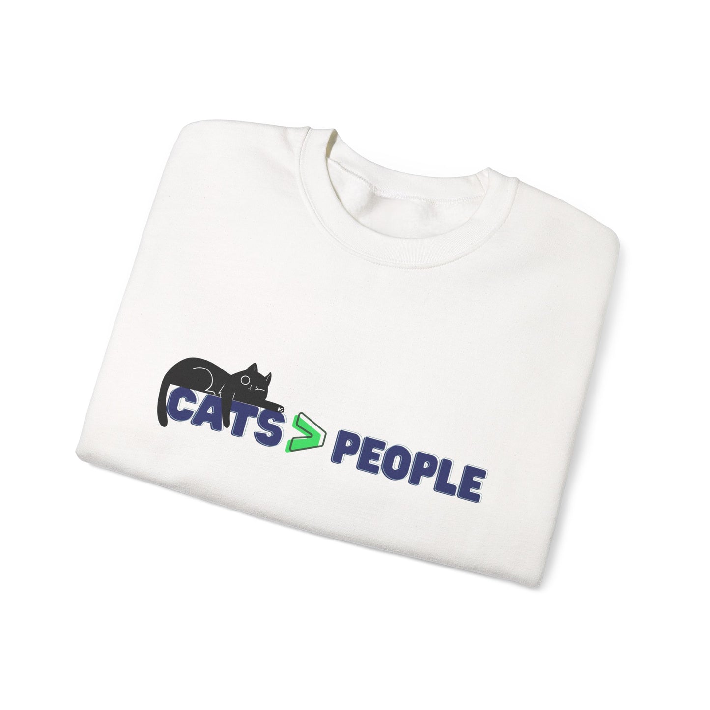 Cats > People Crewneck