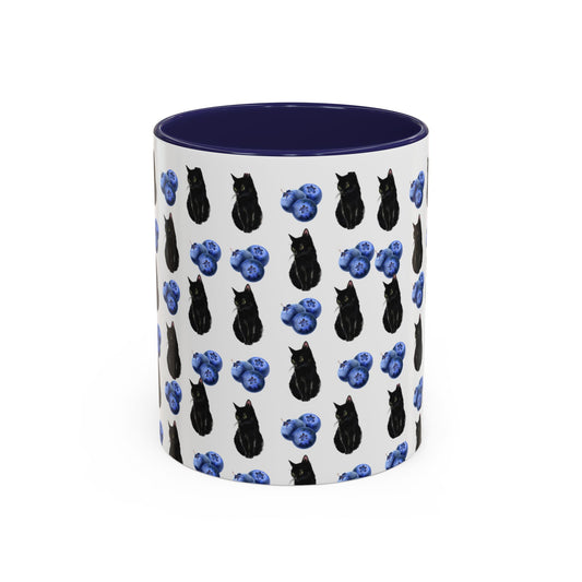 Berry Black Cat Mug