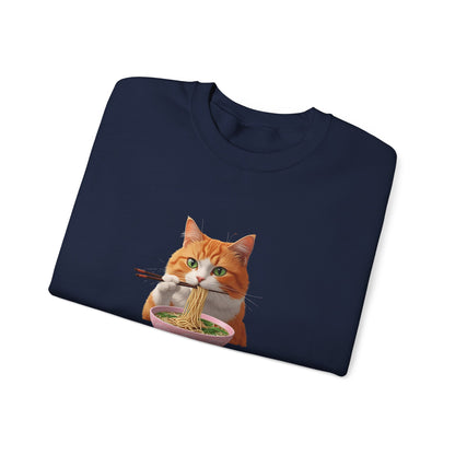 Cat Eats Pho Crewneck