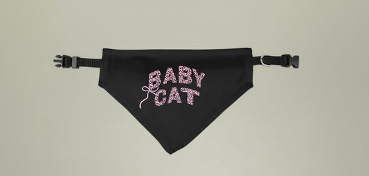 Baby Cat Clip-on Bandana